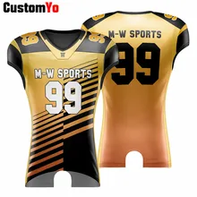 Дышащая футболка для тренировок и сублимационной сублимации для молодежи и взрослых, модные майки для американского футбола