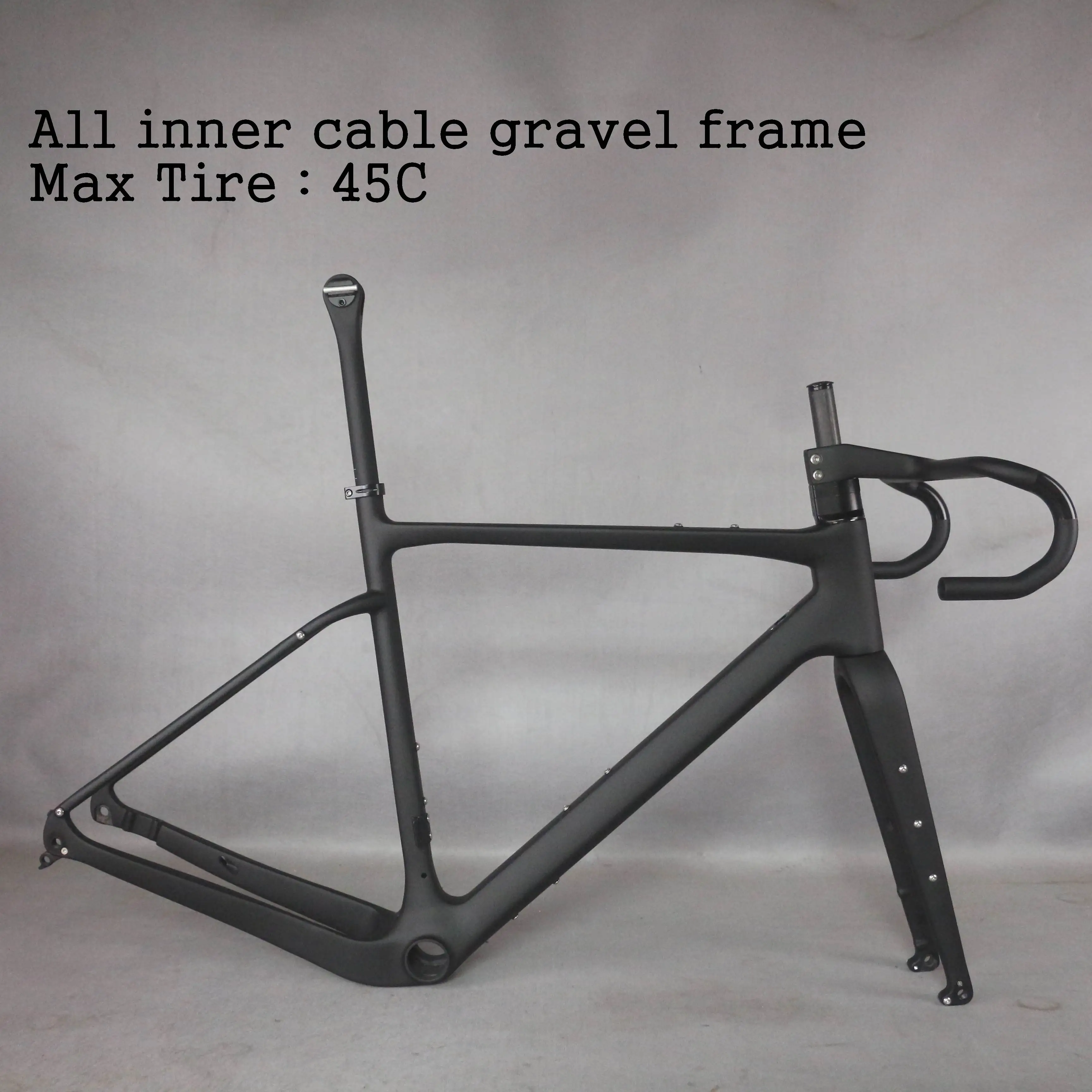 NewallinnercablediscgravelframesuperlightT1000GravelBike