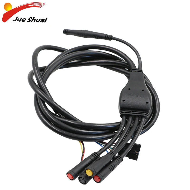 JS Ebike Waterproof Cable for Conversion Kit Display Brake Lever Throttle Connector for Electric Bike Accessories e bike parts|Electric Bicycle Accessories| - AliExpress