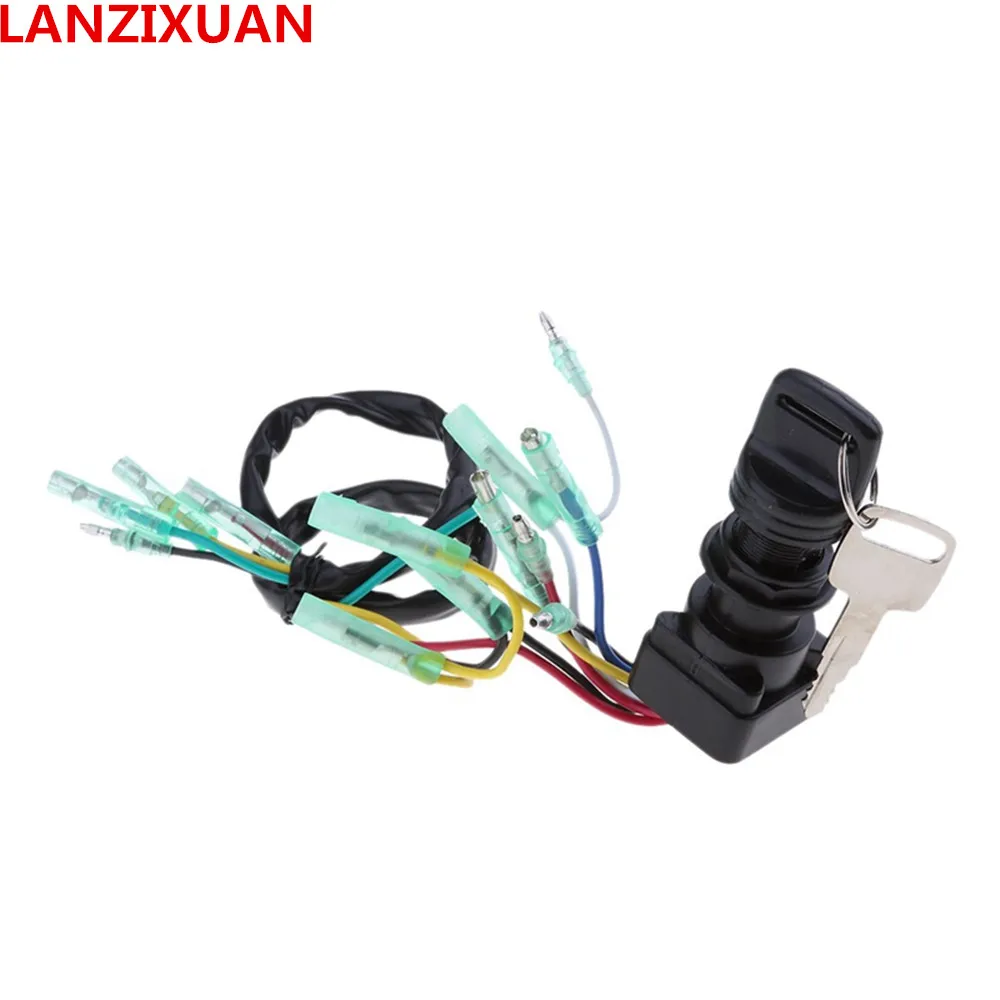 Ignition-Switch-Key-Assy-For-Yamaha-Outboard-Motor-Control-Box-703-82510-43-00 (1)_副本