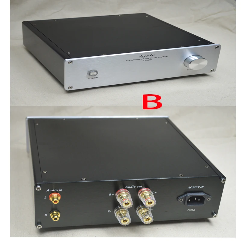 KYYSLB 260*80*259 мм полностью алюминиевый корпус усилителя X2608 DIY корпус усилителя предступенчатый чехол усилителя