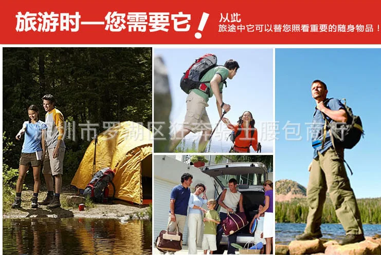 Hidden Close Fit Waist Bag Double Clad Single Package Street Vendor Wandering Peddler Hot Selling Anti-Theft Waterproof Extra-la