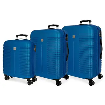 

Luggage Set Roll Road India Rigid 55-70-80cm Blue