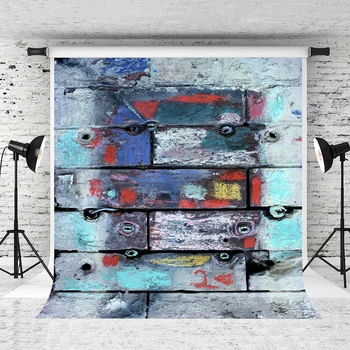 

VinylBDS Portrait Backdrops Children Backgrounds Fotografia Graffiti Wood Backdrops For Photography Photo Studio Wall Backdrops