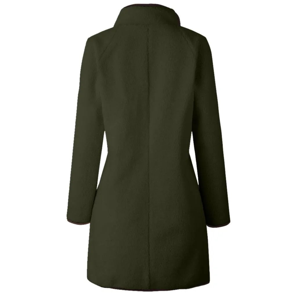 Женская теплая зимняя флисовая парка, пальто, длинная куртка, женская верхняя одежда на молнии, женские толстовки, S-xl размера плюс, толстовка# J30