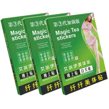 

Magic Sleeping Tea Stickers Fat Burning Stickers Slimming Plaster Perfect Body Forming Paste Skinny Waist Patch