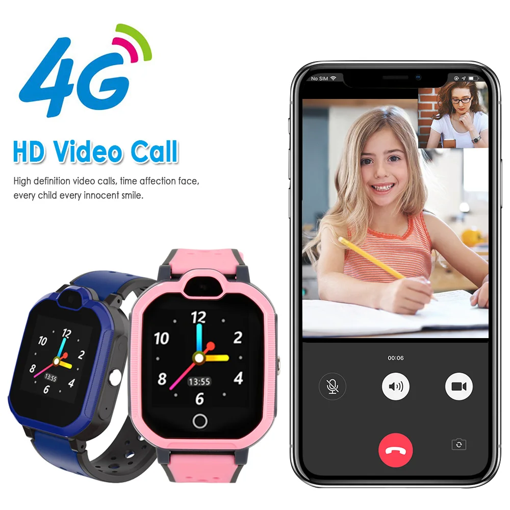 Водонепроницаемые Детские умные часы детские часы 4G WiFi lbs голосовой вызов AI gps-локатор локатор трекер анти-потеря монитор Смарт часы подарки