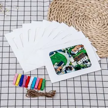 10 шт. Белый Черный DIY Бумага Свадебная фоторамка девичник День