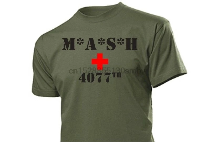 Футболка Mash 4077 M A S H 4077Th 9 10 12Fta. S.H. Размеры s-xxl американские армейские медицинские