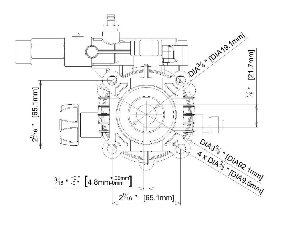 YAMATIC шланг для мойки давления 3200 PSI 25 футов 1/4 дюймов и горизонтальный насос для мойки давления 2900 PSI 2,3 GPM 3/" наборы валов