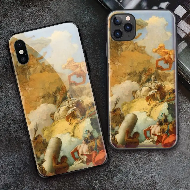 Картина маслом возрождения для iPhone SE 6 6s 7 8 plus X XR XS 11 12 mini Pro Max s чехлы телефонов из