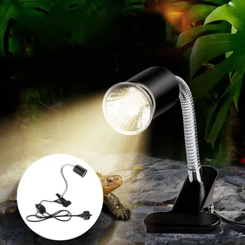 

Pet Heating Bulb Holder Temperature Adjustable Clamp Reptile Lamp Stand AU Plug