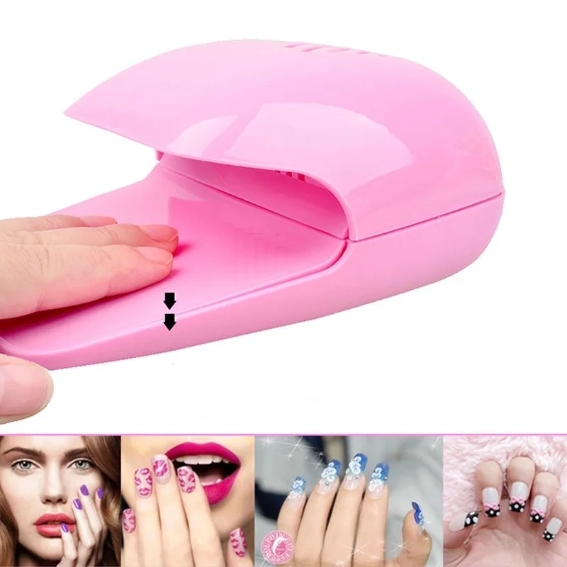

Portable Hand Finger Toe Nail Art UV LED Lamp Nails Dryer Ice Lamp For ManicureDrying Polish Paints Dryer Blower Mini Tool 9.2