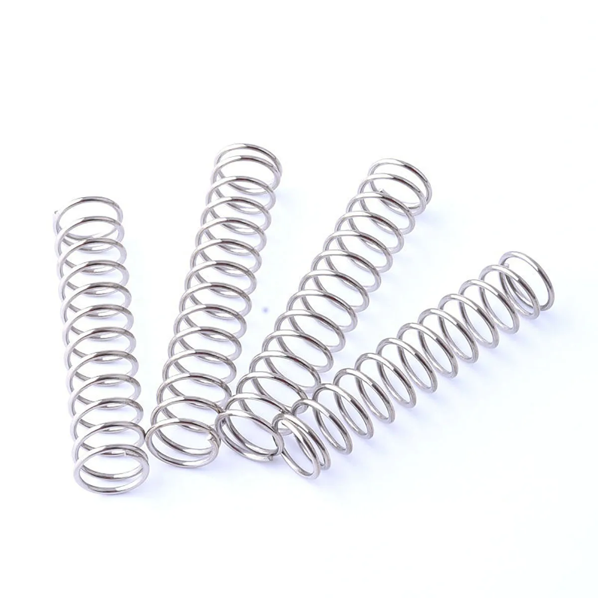 10pc Horgány plated Acél tömörítés Kibuggyan vezeték dia 0.8mm y-type Járókerék Kiegyenlítés Árad vmiből Sürgetés Kibuggyan OD 7mm-11mm  Hossz 10-100mm