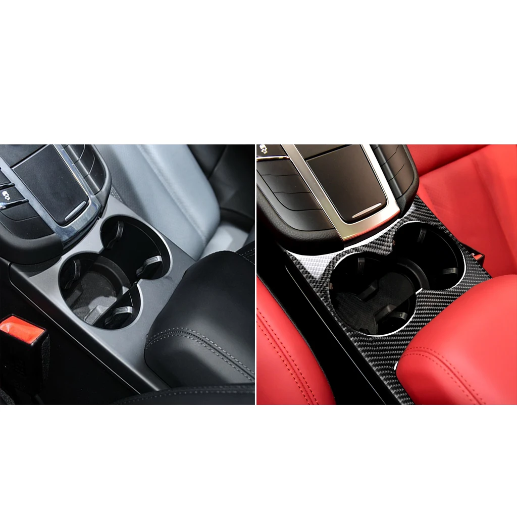 Подходит для Porsche Macan аксессуары 2016Car углеродного волокна декоративная чашка воздуха на выходе окно Кнопка панель для автостайлинга