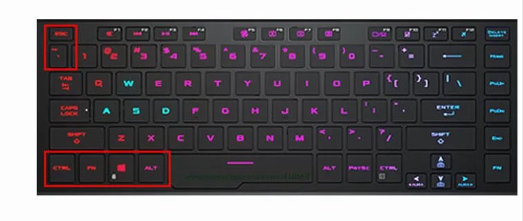 Защитный чехол-клавиатура для ноутбука ASUS ROG Zephyrus M GU502 GU502GU GU502GV GU502G es031t S7D S5D S5DU 15,6"