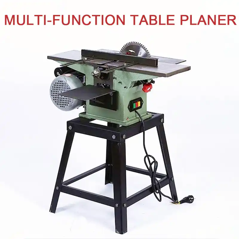 Multi function woodworking table planing small table saw bench drill