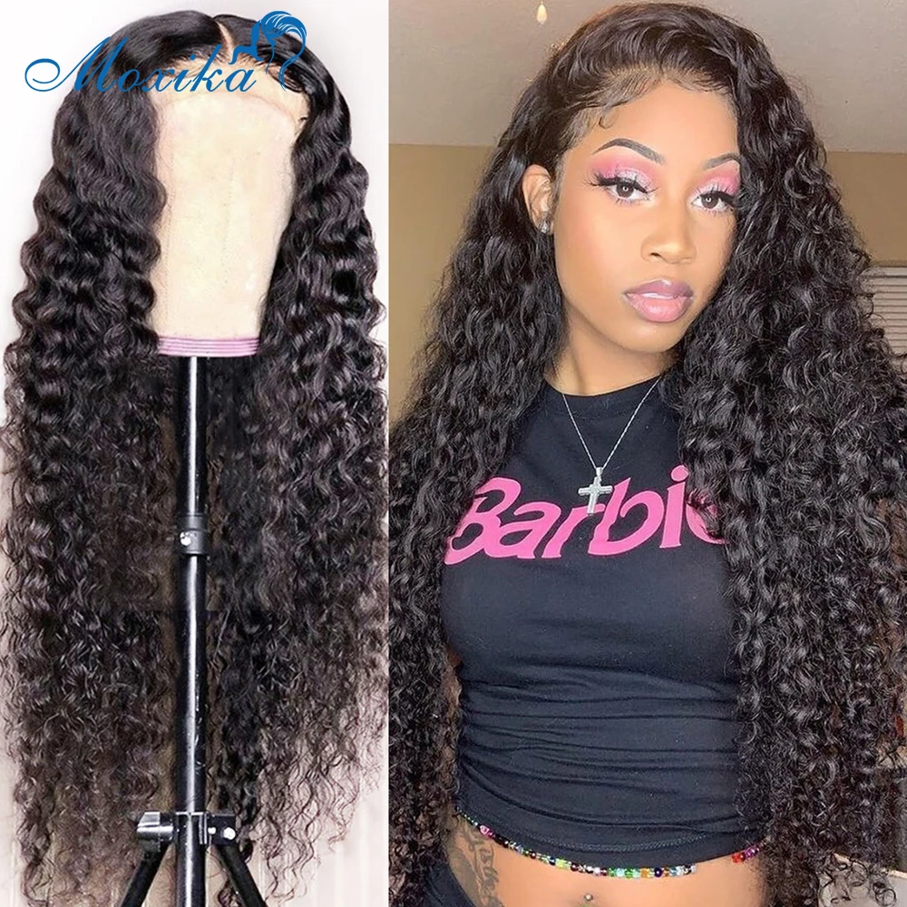 Water Wave Lace Front Wig Human Hair Lace Frontal Wigs 180 Wig 30 Inch