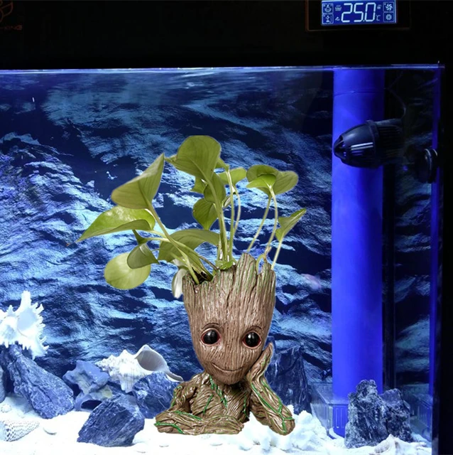 Baby Yoda Aquarium Decor 