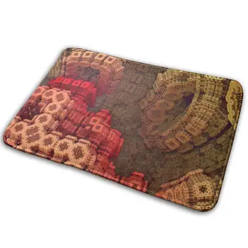 

CHARM HOME Fractals 3d Background AbstractCarpet 15.7" X 23.5" Custom Living Room Bedroom Anti-slip Entrancet Mat 40X60CM