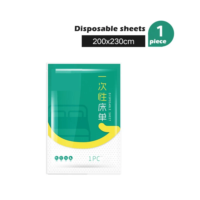 Disposable sheets Одноразовая простыня, пододеяльник, наволочка, нетканый чехол, для деловой поездки, дома, путешествий, отеля, одиночное двойное одеяло, Комплект постельного белья - Цвет: Disposable sheets