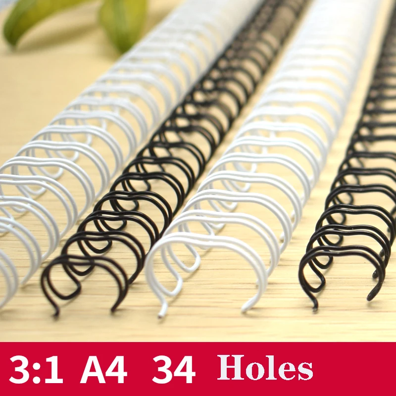 Loose Leaf Binding Coil Metal Ring Binder Metal Binder Ring Notebook Accessories 100pcs/50pcs Metal YO Double Coil Calendar Binding Coil Notebook Spring Book Ring Wire O Binding A4 Binders Double Wire
