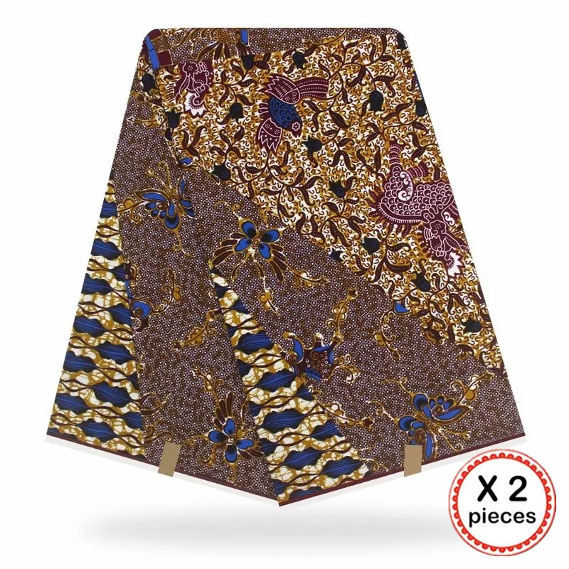 Африканская ткань с восковым принтом, хлопковая ткань для шитья, Анкара, африканская ткань, 12 ярдов, Нигерия, Гана, свадебная одежда, платье 91730