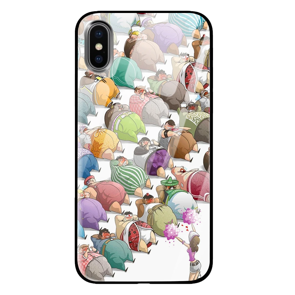 Роскошные Чехлы little fox comic из закаленного стекла для huawei P30 P20 mate 10 20 Honor 8 9 10 Pro Lite - Цвет: 8