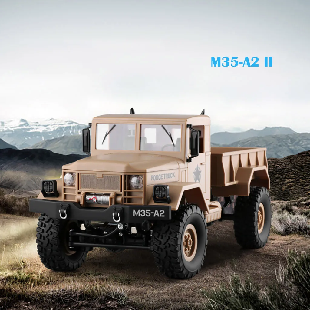 M35-A2 4WD 2,4G wifi FPV грузовик 720P камера RTR автомобиль гусеничный внедорожный пульт дистанционного управления автомобиль 33,8x13,5x14,7 см# CL3