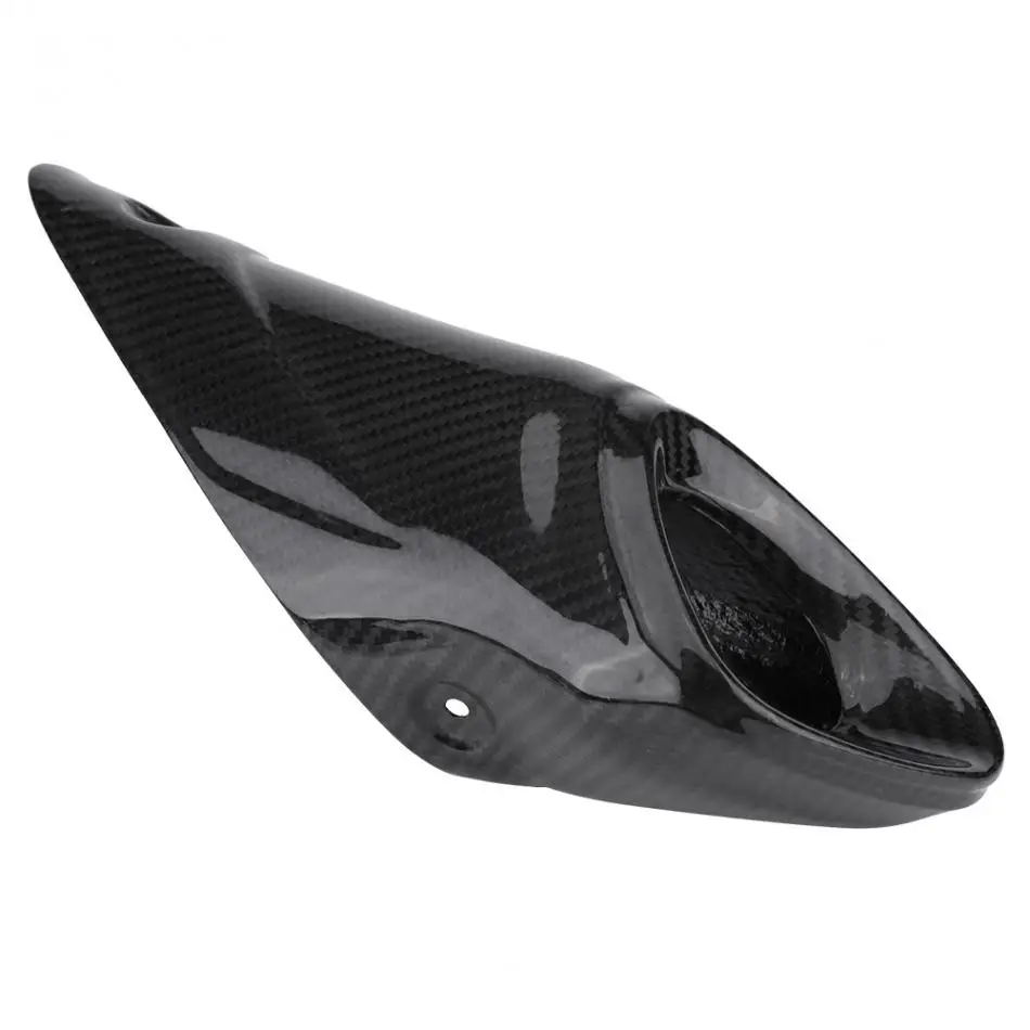 Углеродное волокно мотоциклетный тепловой щит глушитель труба Крышка для Yamaha MT-09 FZ-09 аксессуары для мотоциклов