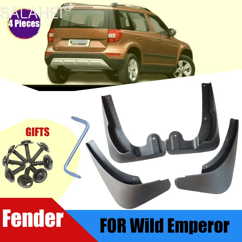 

Car Mud Flaps For Skoda Yeti 2013 2014 2015 2016 2017 2018 2019 2020 4 PCs/Set Mudflaps Splash Guards Mud Flap Mudguards Fender