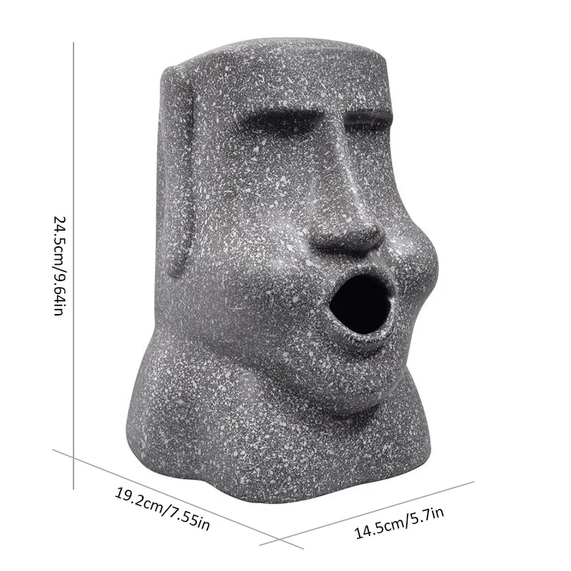 Коробка для салфеток Пасхальная Lsland Moai форма бумажный держатель камень Фигура коробка для салфеток для дома автомобиль Ресторан хранения баррель салфетка Накачка