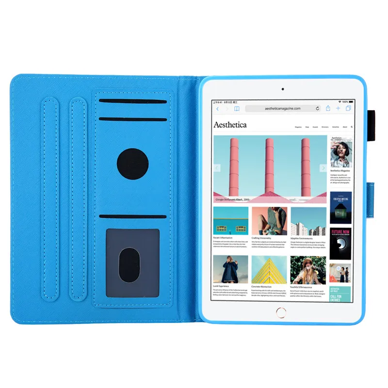 Для iPad mini 1 2 3 4 5 чехол с рисунком собаки кошки слона Чехол подставка кошелек чехол для iPad mini mini2 mini3 mini4 mini5