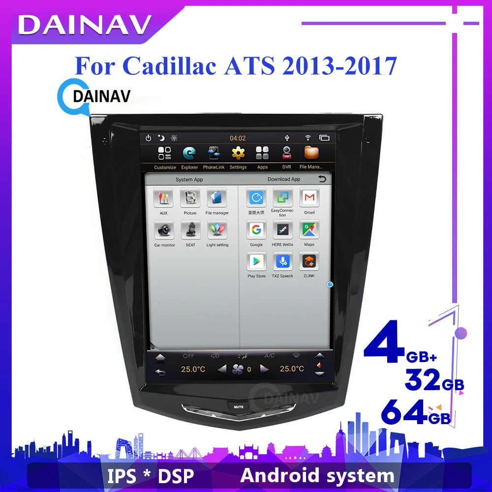 

Vertical Screen Car Radio Stereo For Cadillac ATS 2013 2014 2015 2016 2017 Car Autoradio GPS Navigation Multimedia DVD player