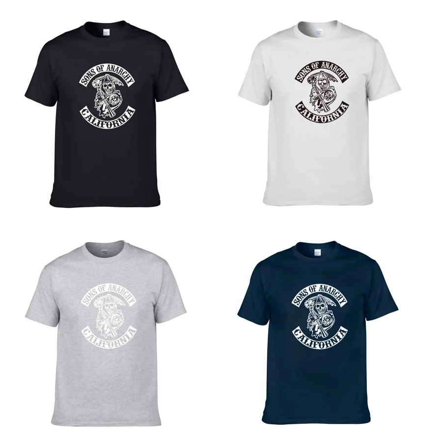 Футболки с изображением сыновей анархии ТВ Соа костюм для косплея мужские