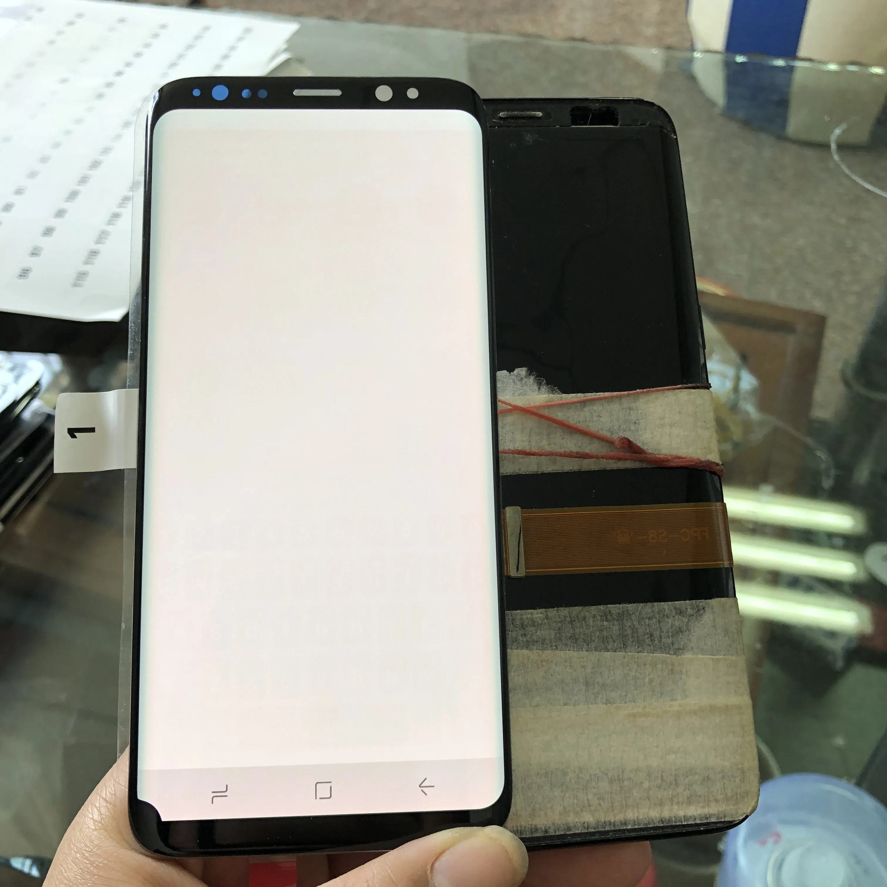 

100% Original Super Amoled LCD For Samsung Galaxy S8 G950F G950 Lcd Display Touch Screen Digitize with burn-shadows Dead Pixels