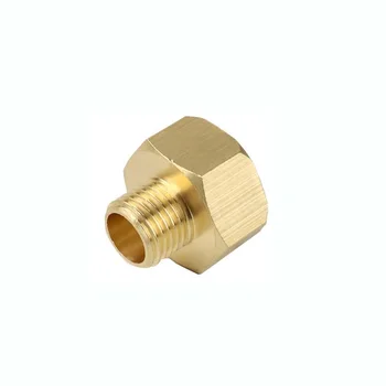 

1/4" BSP Male to 1/2" BSP Female Thread Pneumatic Brass Reducer Connector Hex Head Reducing adapter Pipe Fitting for Air