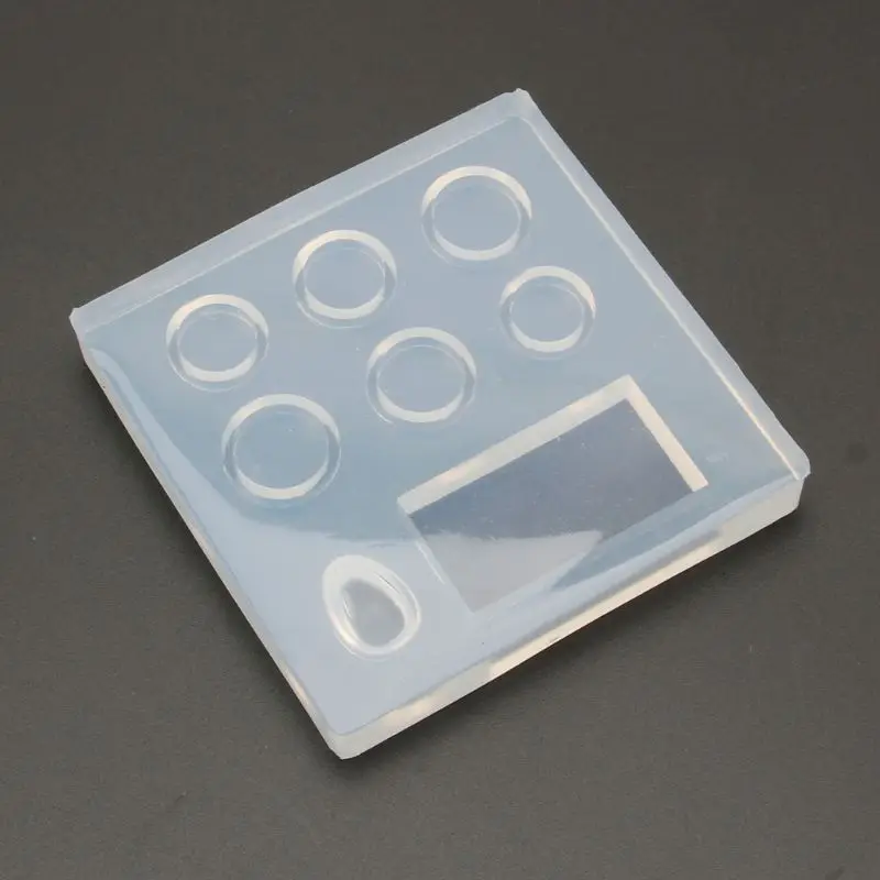 Round Ring Band Rectangle Rabbit Silicone Molds Epoxy Resin Jewelry Making Tools