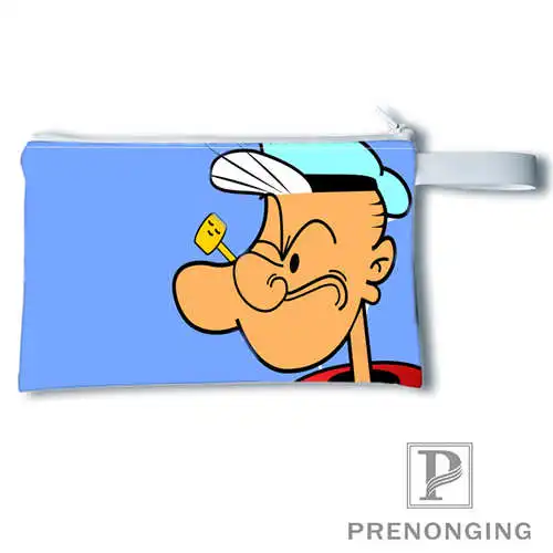 Пользовательские Popeye@ кошелек с рисунком, кошелек на молнии, нулевой кошелек, сумки для ключей, модный небольшой женский кошелёк#19-01-22-4-214