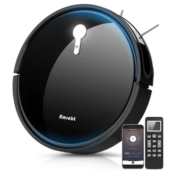 

Amrobt SI-350D Robot Vacuum Cleaner for Home Automatic Sweeping Dust Sterilize Smart Mapping Planned WiFi App Remote Control