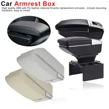 

Universal Car Central Container Armrest Box Center Console Rotatable Storage Box Cup Holder Car-Styling Accessories