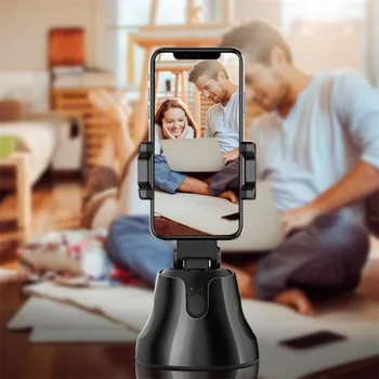 

360 Degrees Rotation Face Tracking Smart AI Gimbal Personal Robot Cameraman Holders for Creating Vlogs TikTok Performance Videos