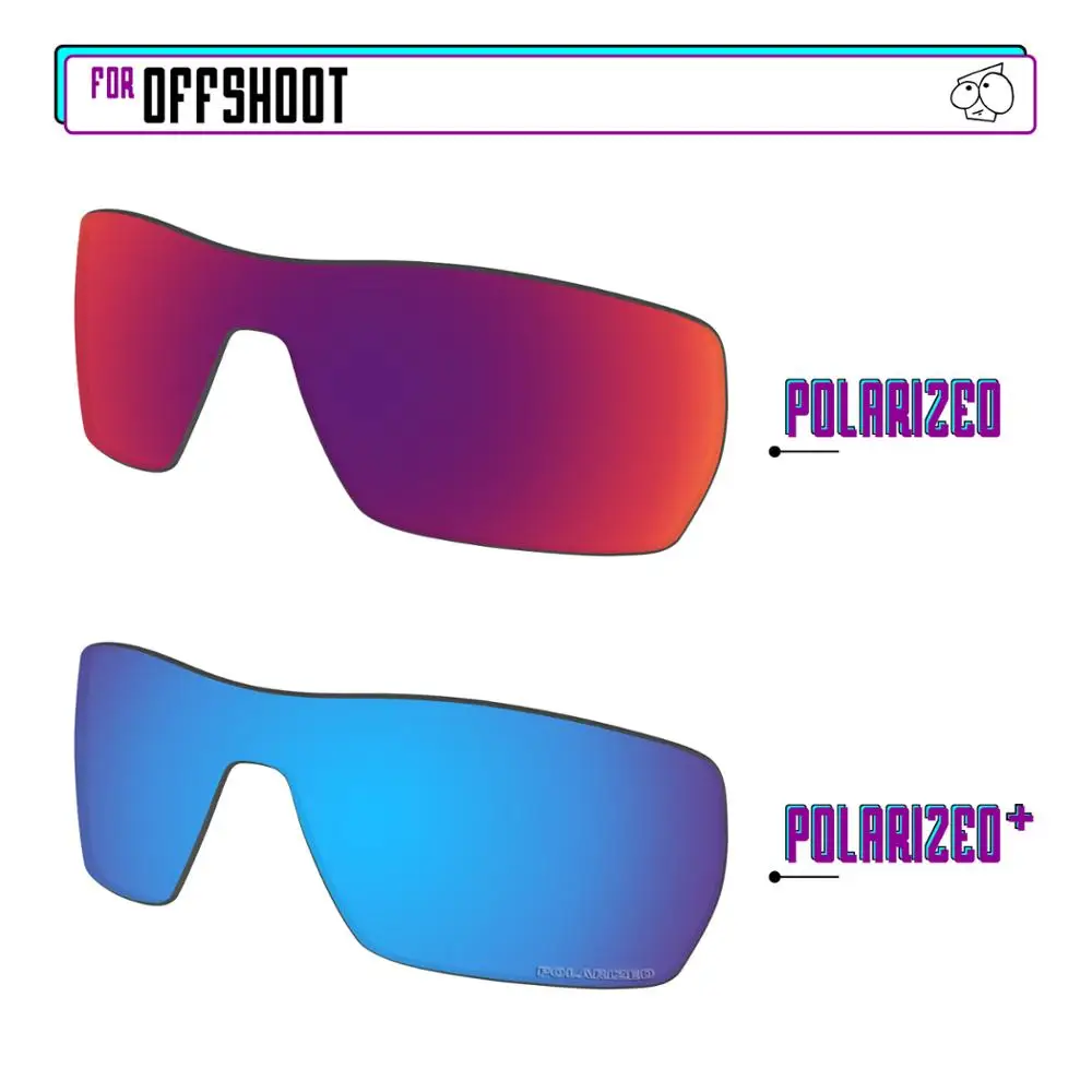 

EZReplace Polarized Replacement Lenses for - Oakley Offshoot Sunglasses - BlueP Plus-MidnightP