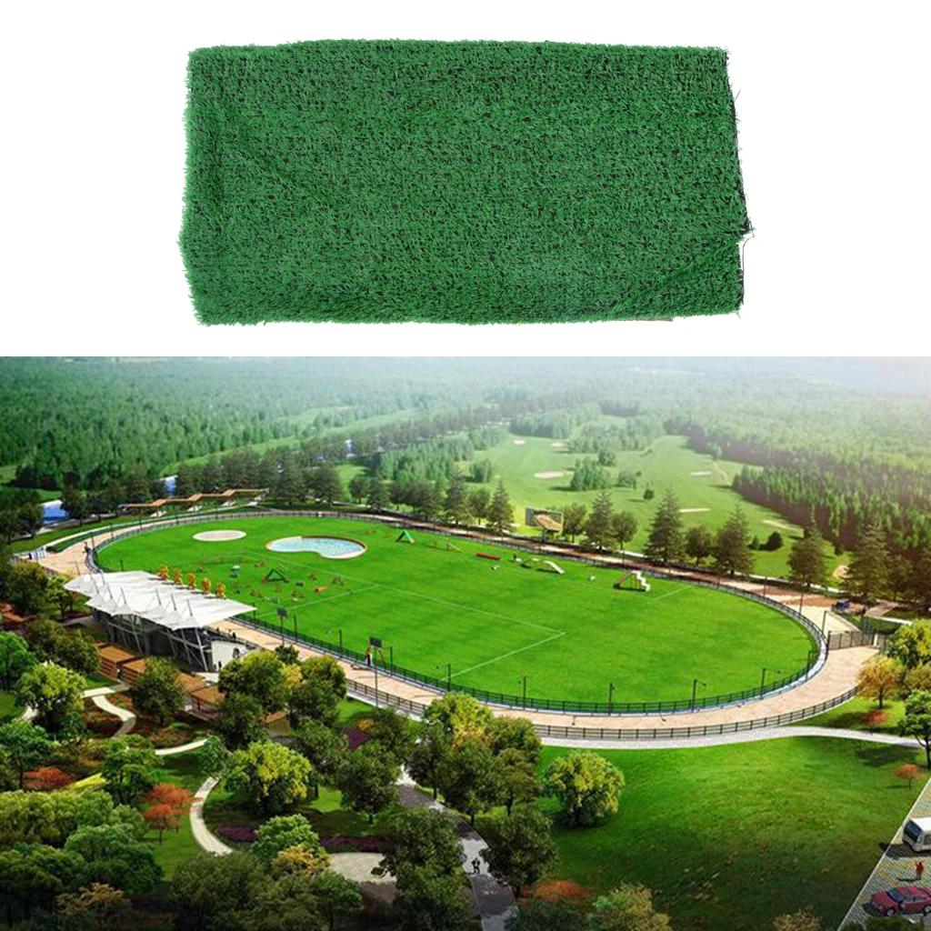 Artificial Grass Rug Realistic Home Lawn Landscape Synthetic Turf Mat Faux Grass