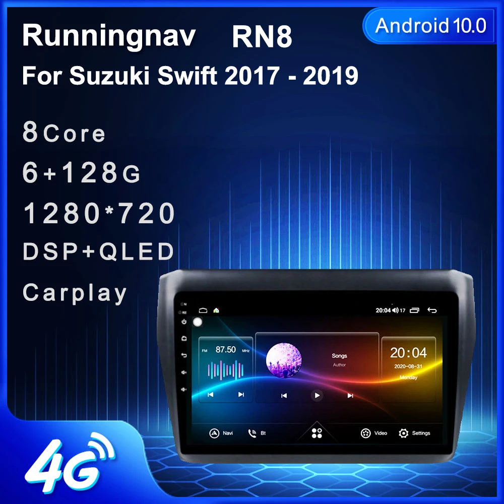 Diskriminering af køn grammatik ønskelig Runningnav For Suzuki Swift 2017 2018 2019 Android Car Radio Multimedia  Video Player Navigation Gps - Car Multimedia Player - AliExpress