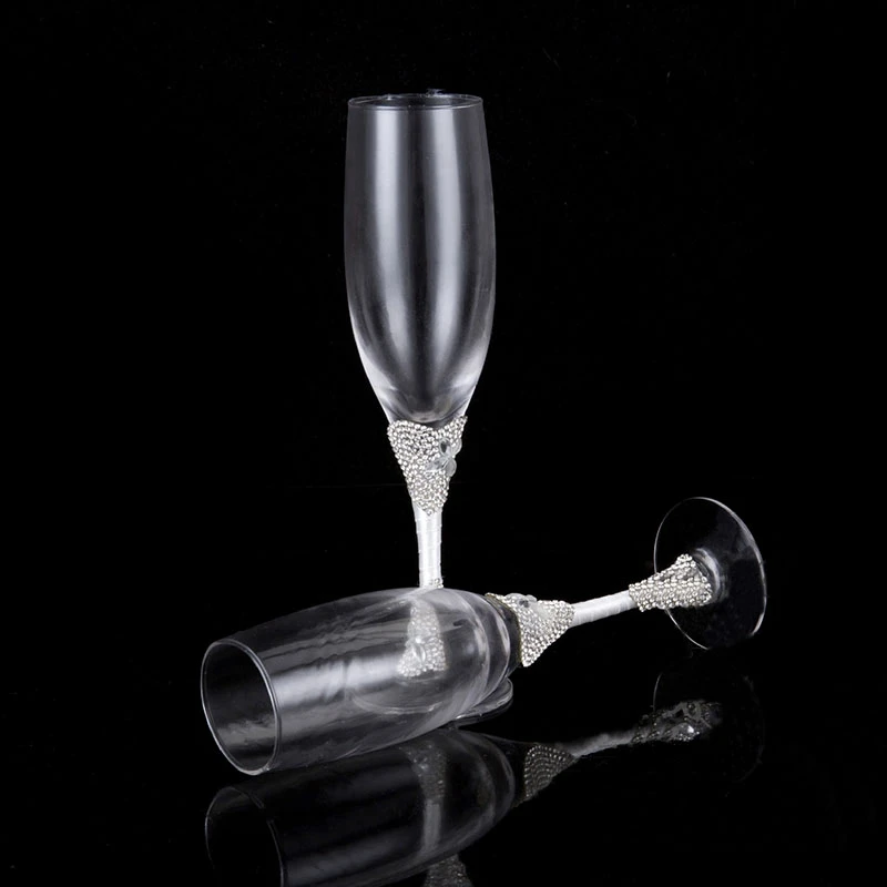 CSS 2 шт./компл. креативный подарок свадебный и жених Шампань флейты Свадебные очки набор чашка Обжарка Кубок Свадебный домашний отель декорат