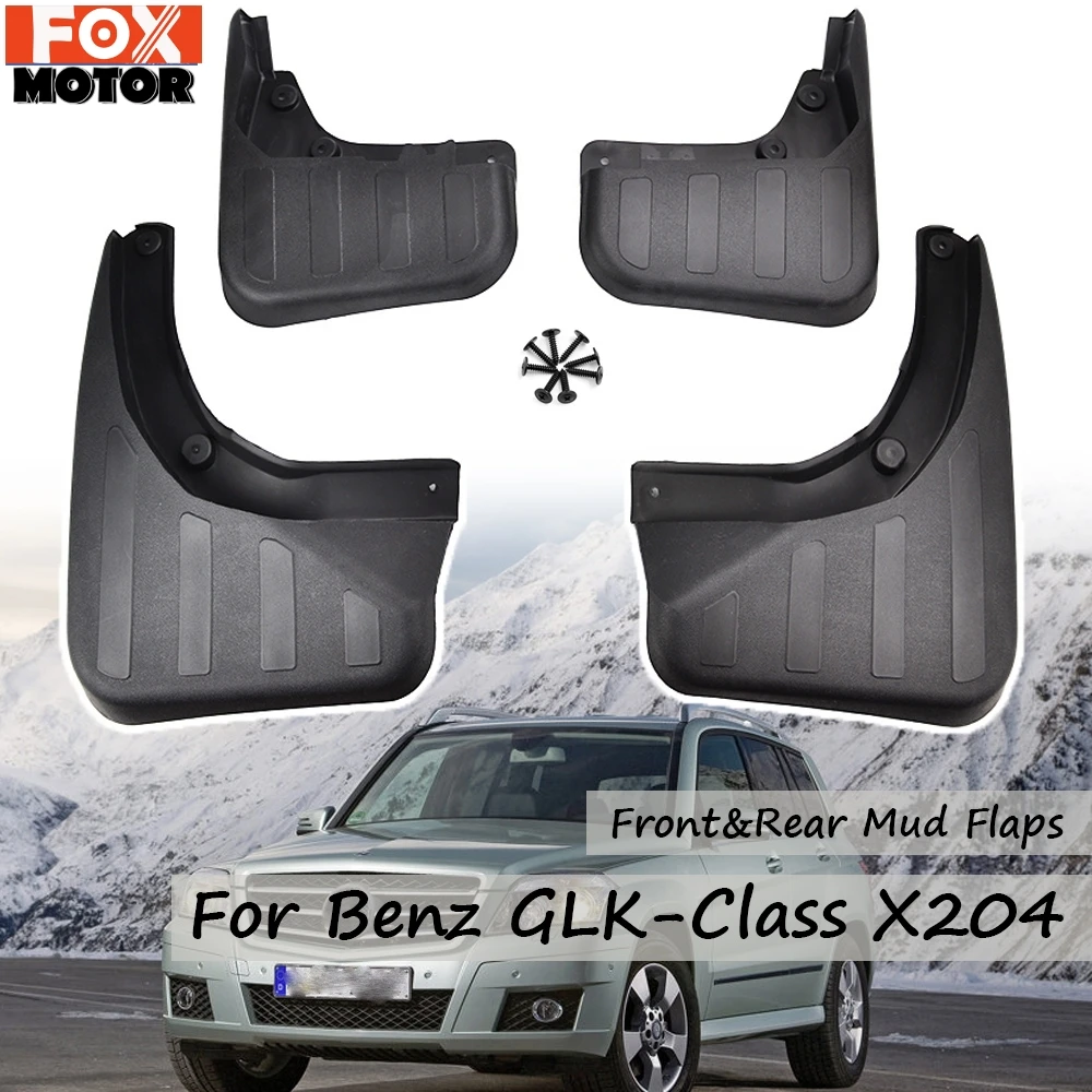 Комплект литой Брызговики для Mercedes-Benz GLK-Class X204 2008- Брызговики 2009 2010 2011 2012 2013