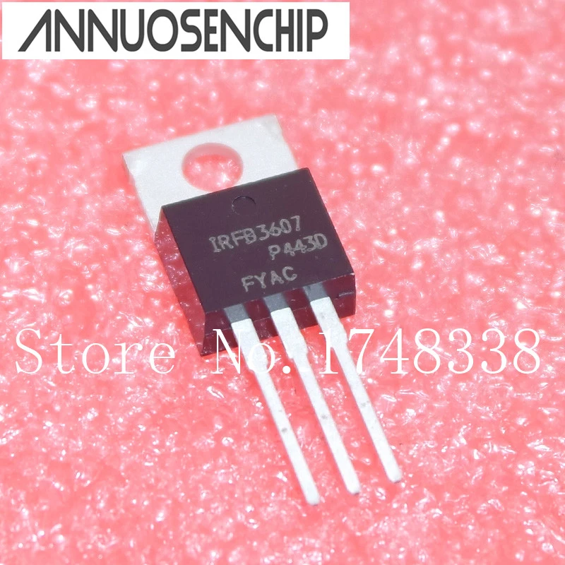 100 шт. IRFB3607PBF IRFB3607 MOSFET N-CH 75V 80A TO-220 Новинка | Электронные компоненты и