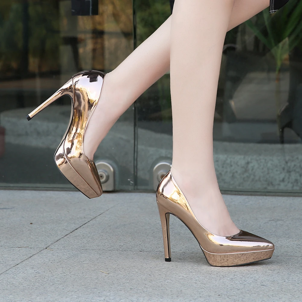 pointed toe platform heels