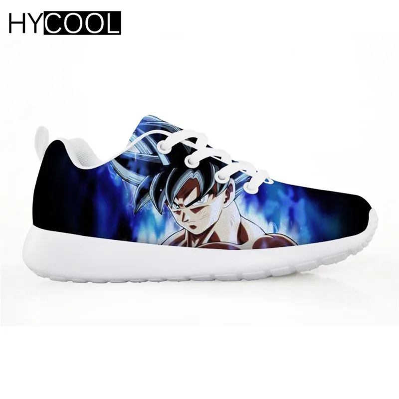HYCOOL Outdoor Sports Running Shoes Children Shoes For Kids Boys Dragon Ball Z Prints Sneakers Athletic Walking Chaussure Enfant - Color: HMF703BN
